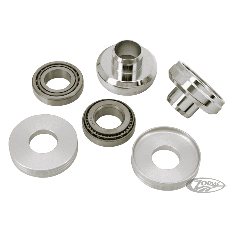 SET COPPE E CUSCINETTI PER ADATTARE PERNI DI STERZO DA 7/8" A 1"