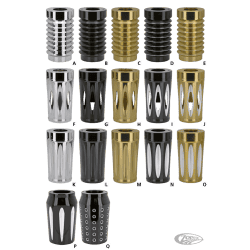 COPERTURE FODERI FORCELLA GENUINE ZODIAC PRO-MAX IN ALLUMINIO BILLET