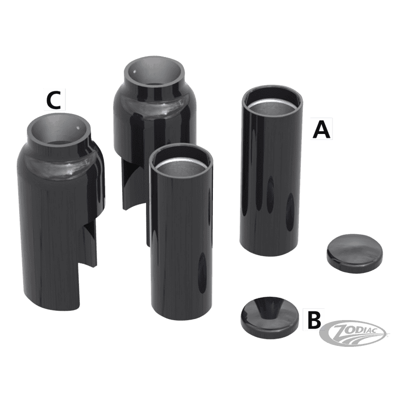 KIT DI COPERTURA DELLA FORCELLA ANTERIORE RICKS PER SOFTAIL E NIGHTSTER