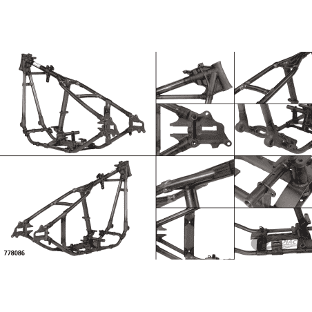 TELAI RIGIDI REPLICA DA VG CLASSIC PER KNUCKLEHEAD E PANHEAD