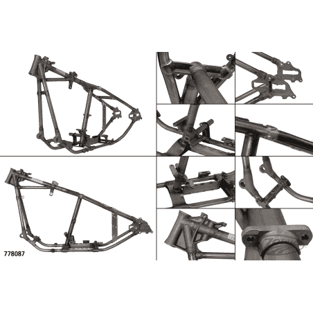 TELAI RIGIDI REPLICA DA VG CLASSIC PER KNUCKLEHEAD E PANHEAD