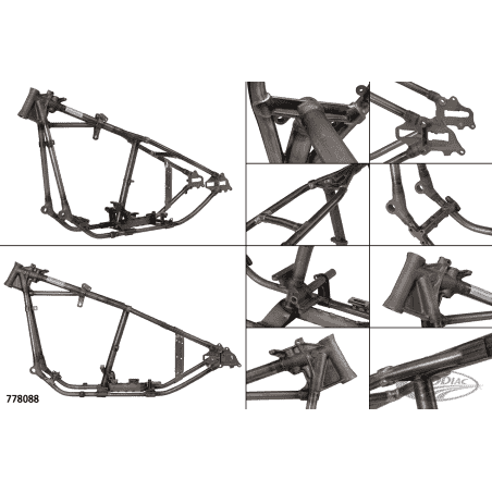 TELAI RIGIDI REPLICA DA VG CLASSIC PER KNUCKLEHEAD E PANHEAD