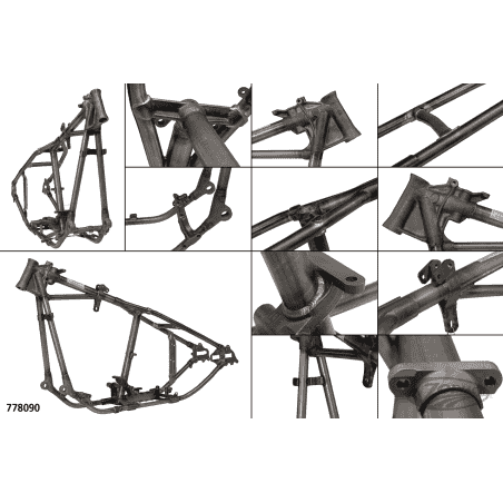 TELAI RIGIDI REPLICA DA VG CLASSIC PER KNUCKLEHEAD E PANHEAD