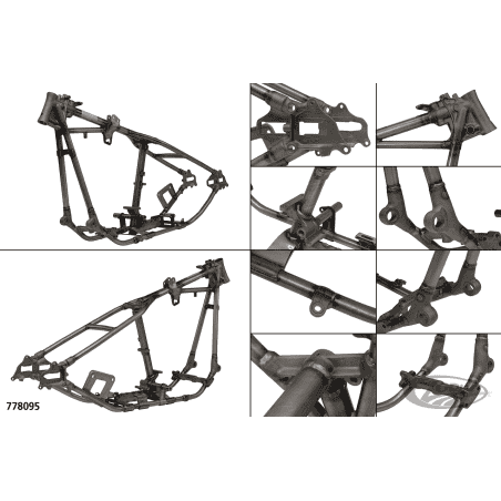 TELAI RIGIDI REPLICA DA VG CLASSIC PER KNUCKLEHEAD E PANHEAD