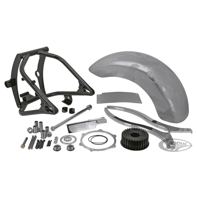 KIT FORCELLONE ZODIAC RADIUM PER TWIN CAM SOFTAIL CON GOMMA DA 250