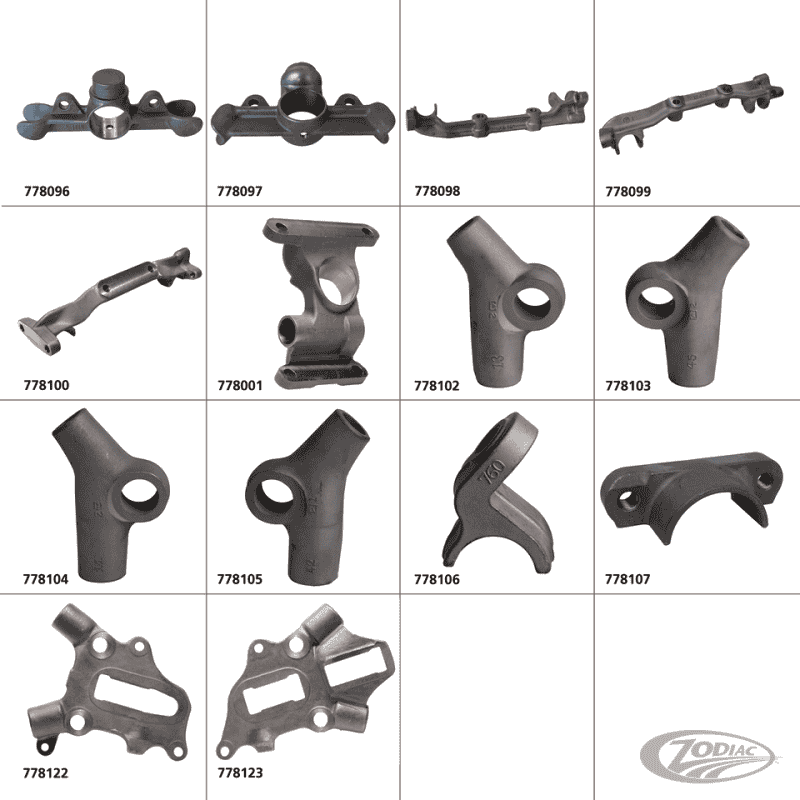 PARTI IN FUSIONE TELAIO REPLICA PER MODELLI VINTAGE DA VG CLASSIC