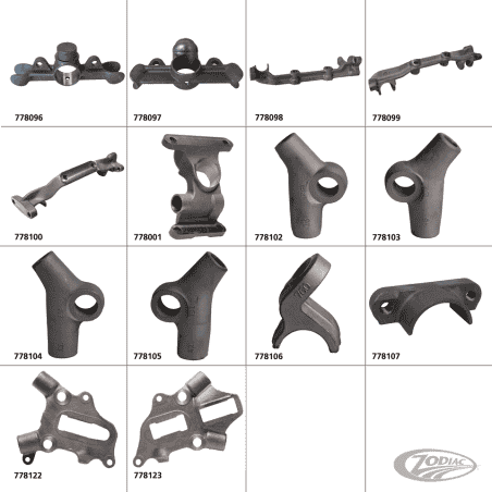 PARTI IN FUSIONE TELAIO REPLICA PER MODELLI VINTAGE DA VG CLASSIC