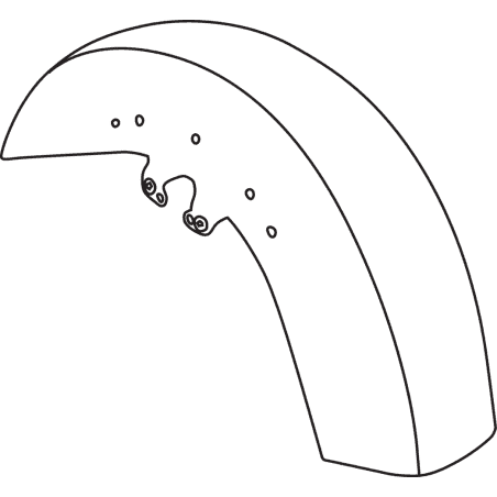 PARAFANGHI ANTERIORI PER TOURING DAL 2014 A OGGI