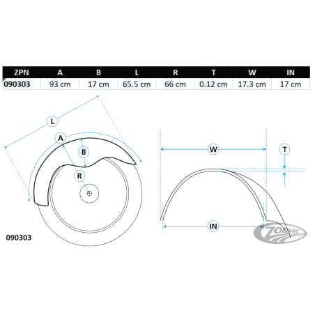 PARAFNGO ANTERIORE "GROUND-POUNDER" CON BORDI ALTI