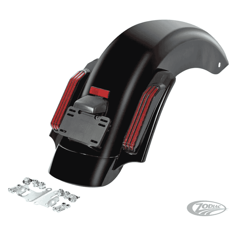 PARAFANGO POSTERIORE STILE CVO NERO PER TOURING DAL 2014 A OGGI