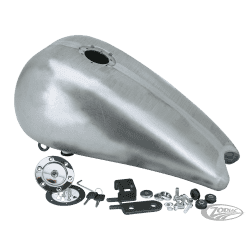 SERBATOIO BENZINA IN UN PEZZO UNICO ALLUNGATO DI 3" CON TAPPO AERONAUTICO PER SOFTAIL FINO AL 1999