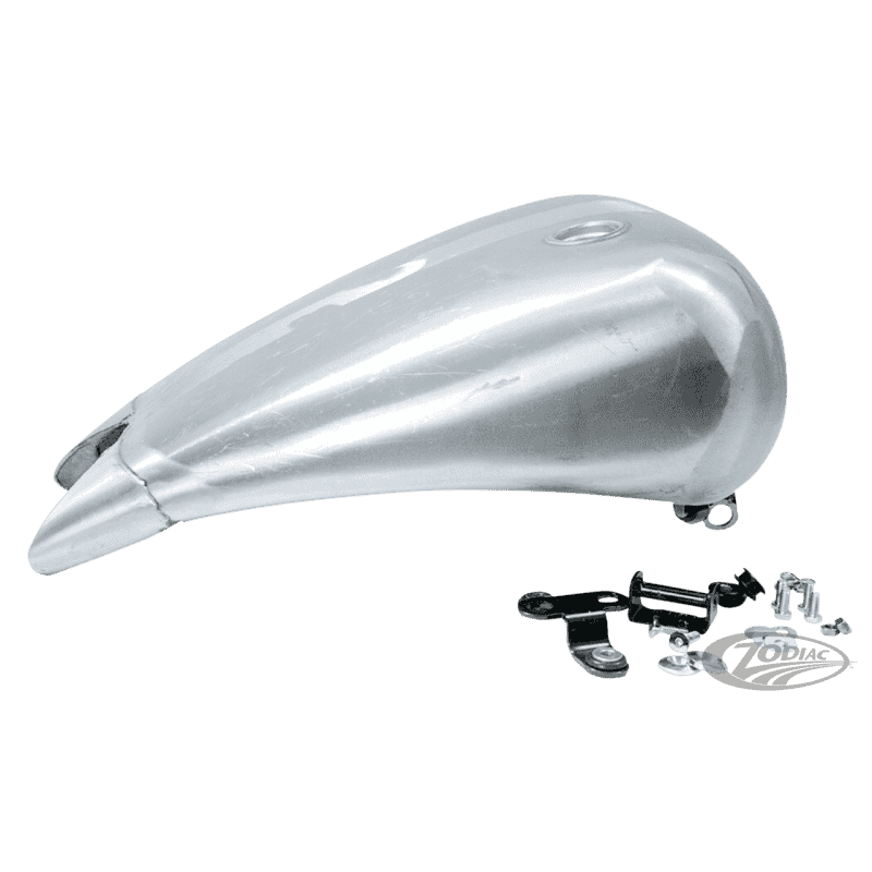 SERBATOIO ALLUNGATO DI 4" IN PEZZO UNICO D'ACCIAIO PER SOFTAIL