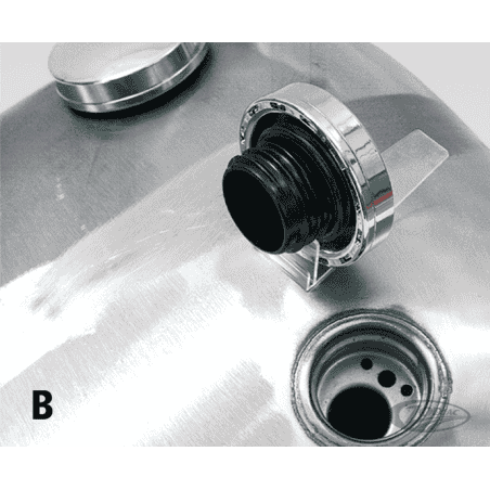 SERBATOIO IN UN PEZZO UNICO ALLUNGATO DI 4" PER SOFTAIL