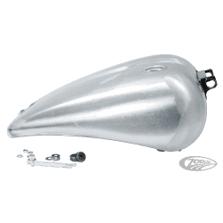 SERBATOIO D'ACCIAIO IN PEZZO UNICO ALLUNGATO DI 2", LISCIO PER MODELLI DYNA