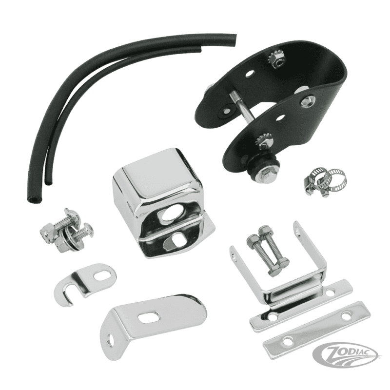 SERBATOIO FAT BOB IN PEZZO UNICO CON MONTAGGIO SU GOMMA PER SPORTSTER Zodiac (Genuine Zodiac Products)