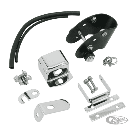 SERBATOIO FAT BOB IN PEZZO UNICO CON MONTAGGIO SU GOMMA PER SPORTSTER Zodiac (Genuine Zodiac Products)