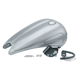 SERBATOIO IN ACCIAIO ALLUNGATO DI 2 CON INCAVI PER SPORTSTER