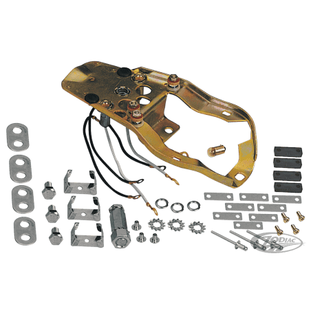 SERBATOIO BENZINA ALLUNGATO IN UN PEZZO UNICO CON KIT CONTACHILOMETRI E CRUSCOTTO PER SPORTSTER