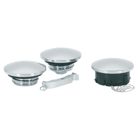 TAPPI BENZINA IN BILLET CROMATI "ESSENTIAL"