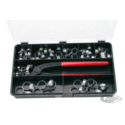 FASCETTE IN ACCIAIO TERMINALI PER TUBI STILE OEM