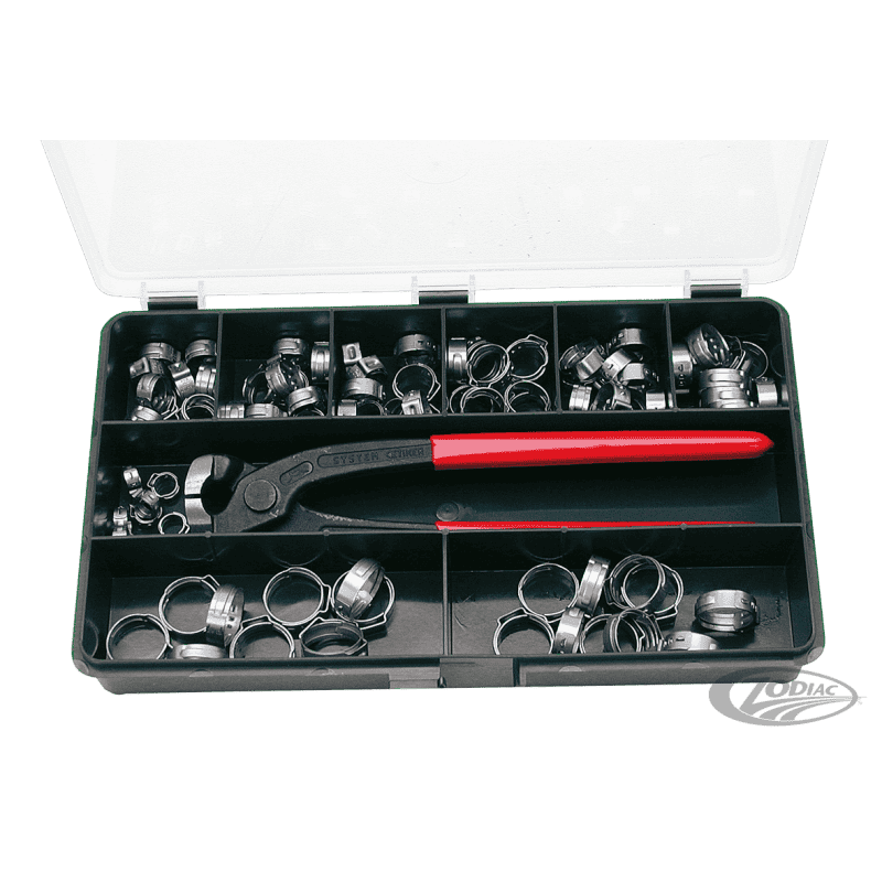 FASCETTE IN ACCIAIO TERMINALI PER TUBI STILE OEM