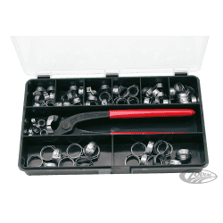 FASCETTE IN ACCIAIO TERMINALI PER TUBI STILE OEM 2