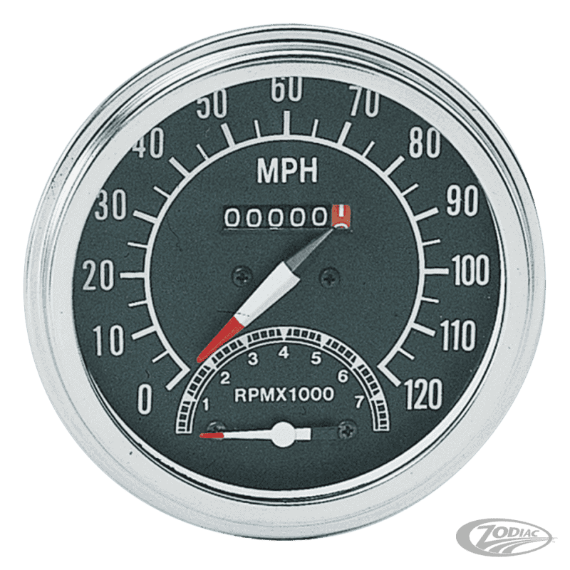 TACHIMETRO/CONTAGIRI PER CRUSCOTTI FAT BOB