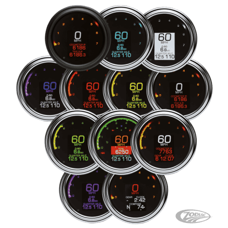 CONTACHILOMETRI//CONTAGIRI DAKOTA DIGITAL MLX-2000 STILE FAT BOB