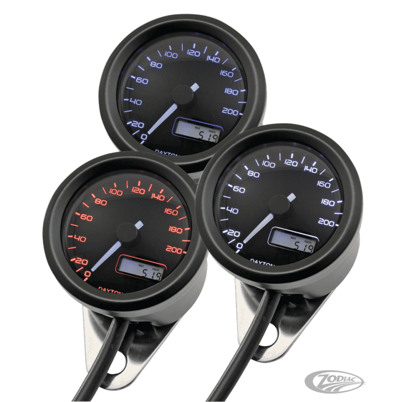 CONTACHILOMETRI E TACHIMETRO DAYTONA VELONA DA 48MM