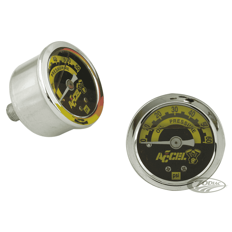 MANOMETRO OLIO ACCEL CON LIQUIDO