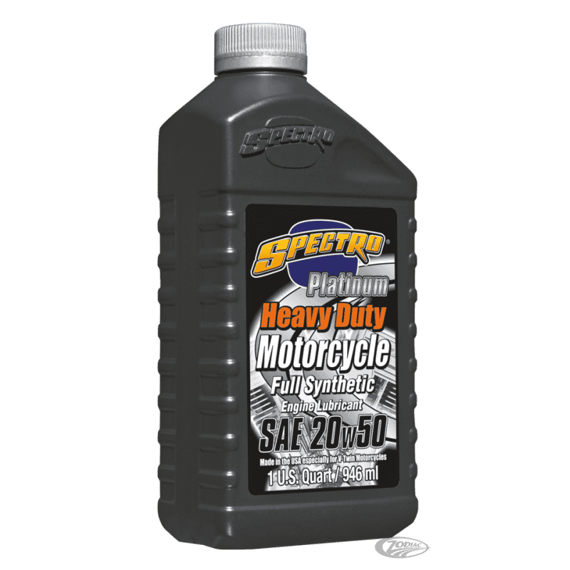 OLIO MOTORE SPECTRO PLATINUM SINTETICO SAE 20W50 PER HARLEY-DAVIDSON E ALTRI BICILINDRICI AMERICANI Spectro Oils of America