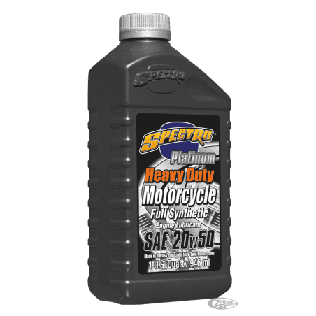 OLIO MOTORE SPECTRO PLATINUM SINTETICO SAE 20W50 PER HARLEY-DAVIDSON E ALTRI BICILINDRICI AMERICANI Spectro Oils of America