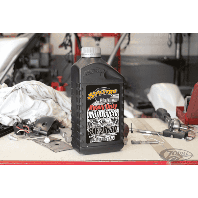 OLIO MOTORE SPECTRO PLATINUM SINTETICO SAE 20W50 PER HARLEY-DAVIDSON E ALTRI BICILINDRICI AMERICANI Spectro Oils of America