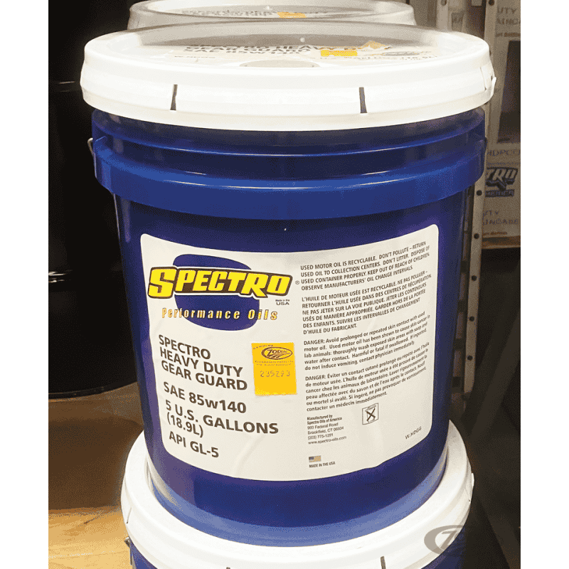OLIO SPECTRO "PREMIUM GEAR GUARD" SAE 85W140 PER TRASMISSIONI Spectro Oils of America