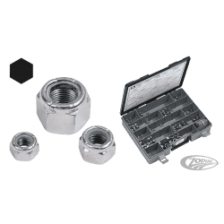 ASSORTIMENTO DADI AUTOBLOCCANTI CROMATI