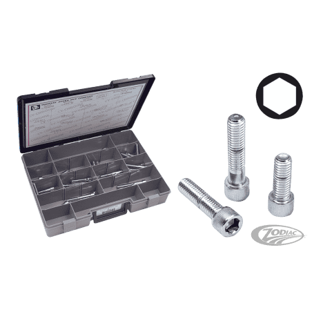 ASSORTIMENTO VITI A BRUGOLA CROMATE 7/16" UNC