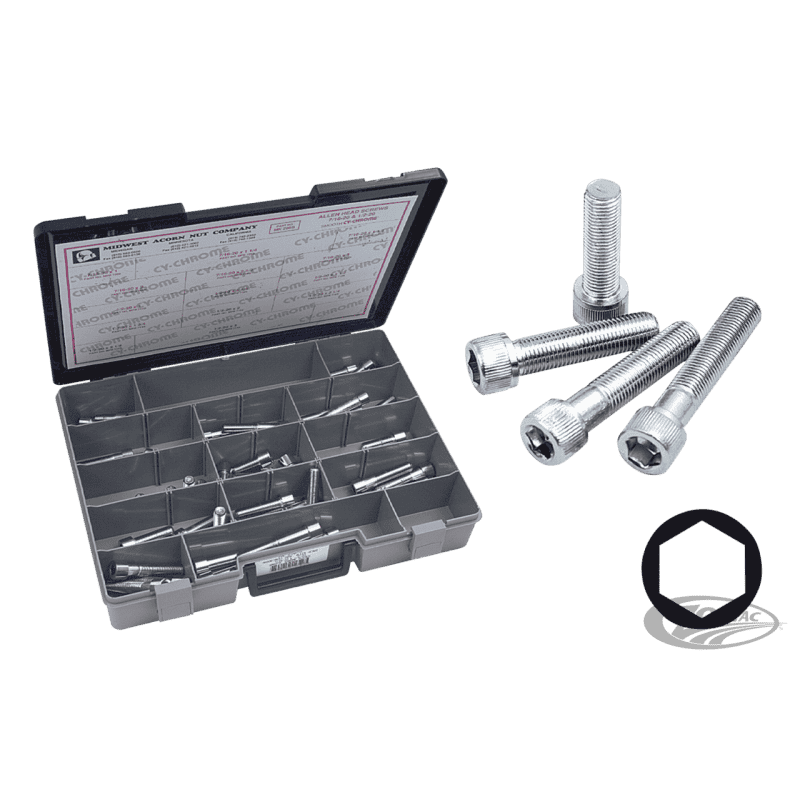 ASSORTIMENTO VITI A BRUGOLA CROMATE UNF