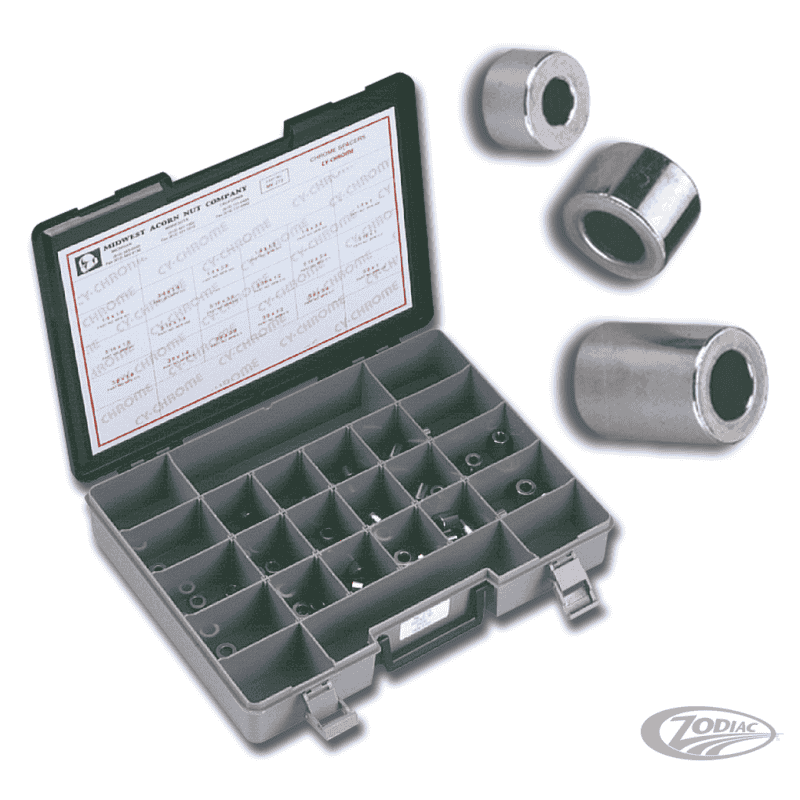 ASSORTIMENTO DISTANZIALI IN ACCIAIO CROMATO