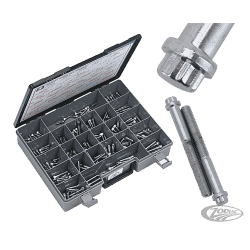 ASSORTIMENTO BULLONI A TESTA POLIGONALE CROMATI