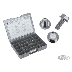 ASSORTIMENTO VITI CROMATE CON SCAVATURE PER MONTAGGIO FLANGE