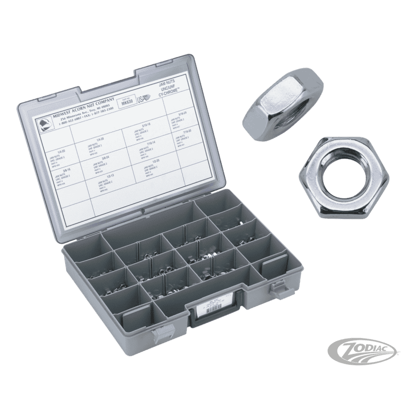 ASSORTIMENTO DADI DI BLOCCAGGIO CROMATI