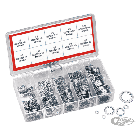 ASSORTIMENTO DI RONDELLE DI SICUREZZA CON BLOCCAGGIO INTERNO