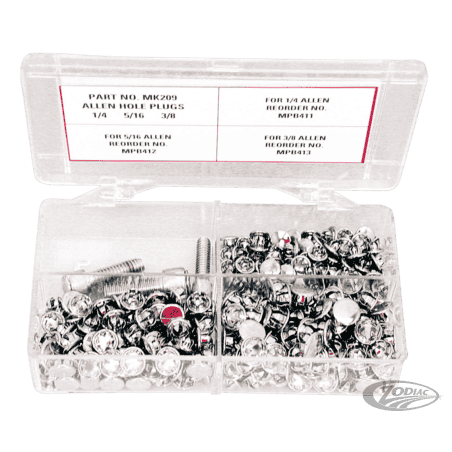 CASSETTA ASSORTIMENTO TAPPI PER BRUGOLE