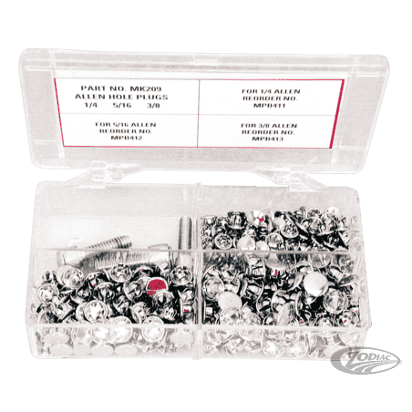 CASSETTA ASSORTIMENTO TAPPI PER BRUGOLE