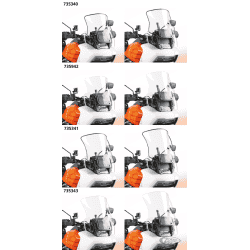 NATIONAL CYCLE PARABREZZA V-STREAM PER PAN AMERICA 2