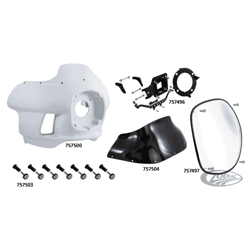 CARENATURA CLUB STYLE FXRP POLICE REPLICA