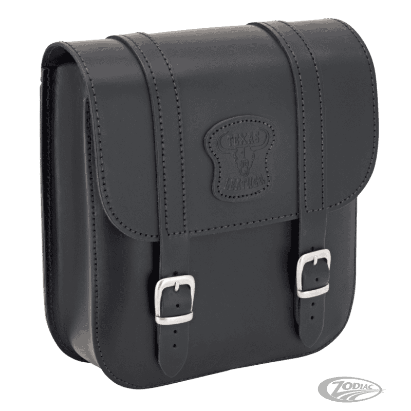 BORSA DA FORCELLONE SQUARED TEXAS LEATHER PER SOFTAIL