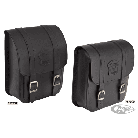 BORSA DA FORCELLONE SQUARED TEXAS LEATHER PER SOFTAIL