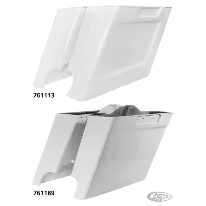 BORSE RIGIDE IN VETRO RESINA ALLUNGATE PER TOURING DA TOMMY & SONS