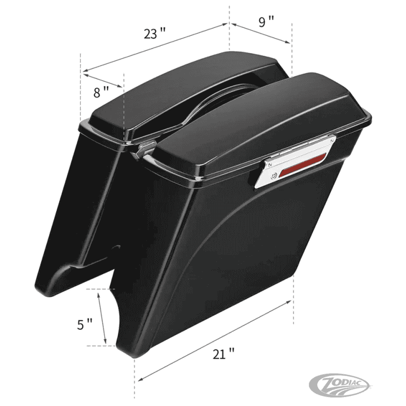 BORSE RIGIDE TOURING ALLUNGATE STILE 1993-2013